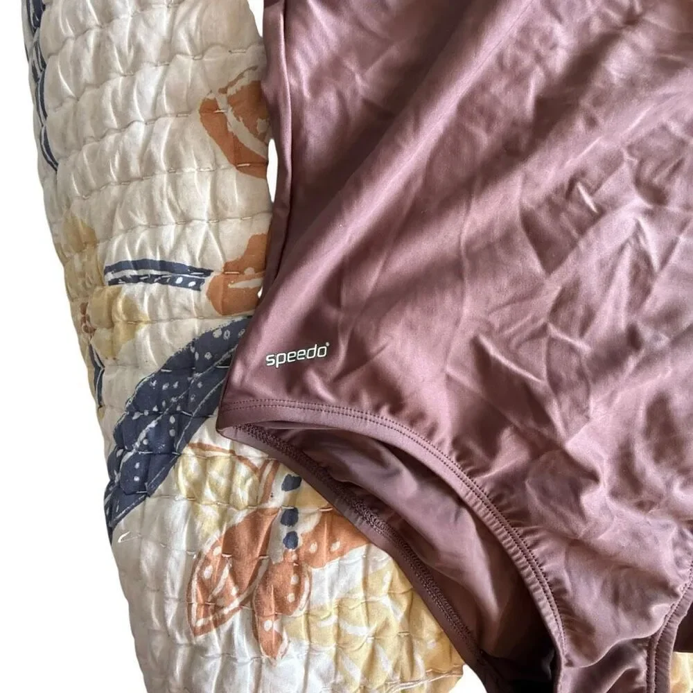Brown size 10 one piece speedo